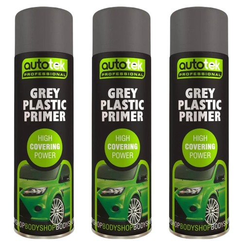 Autotek grey plastic primer - plastic,