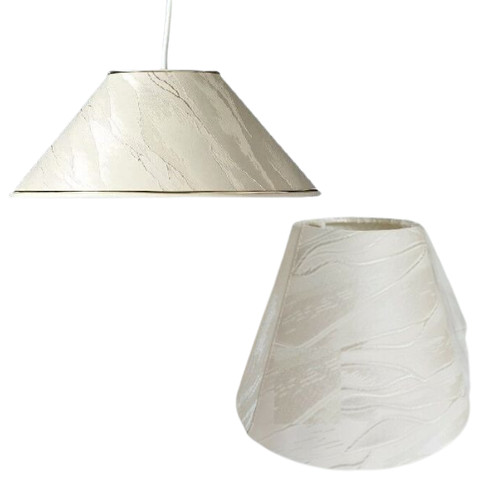 Cream iceburg table lampshade - iceburg,