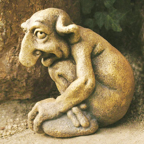 Stone figurine gargoyle - figurine,