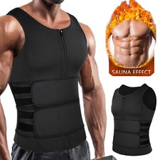 MEN SWEAT SAUNA VEST Gym Waist