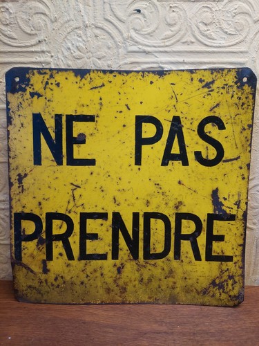 Vintage french heavy - iron, "do