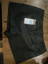 Black Sparkle Hot Pants