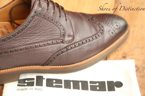 Stemar brown leather derby - stemar,