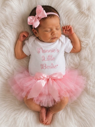 Personalised baby girls - girls, frilly