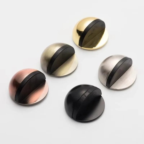 Door stop floor wall oval - door,
