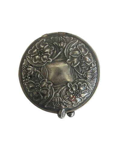 Vintage ornate floral silver - ornate,