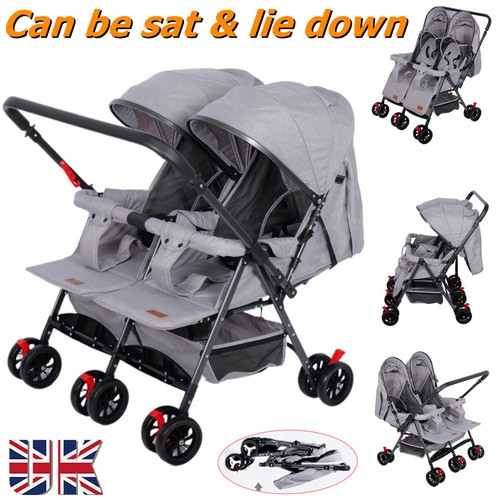 Double pushchair baby - pushchair,