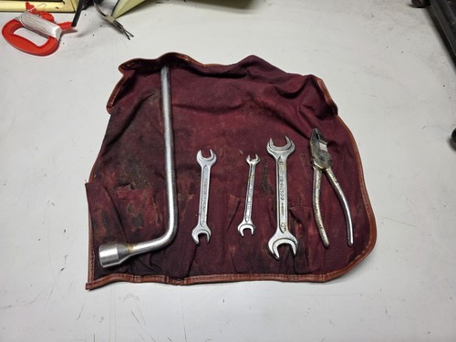 Mercedes benz red cloth tool - mercedes,