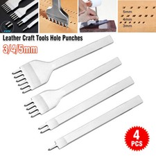 4Pcs Leather Prong Punch