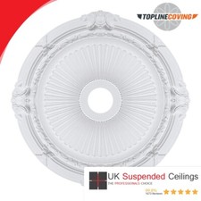 Lightweight Polyurethane Ornate Decorative Ceiling Rose - Blossom Bouquet 69cm