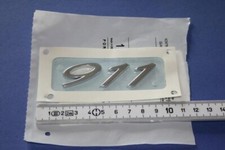 GENUINE PORSCHE 991 911 LETTERING CHROME EMBLEM NEW
