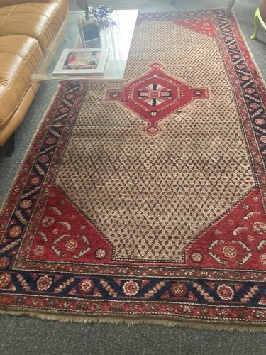 Persian rug large vintage - vintage, wool