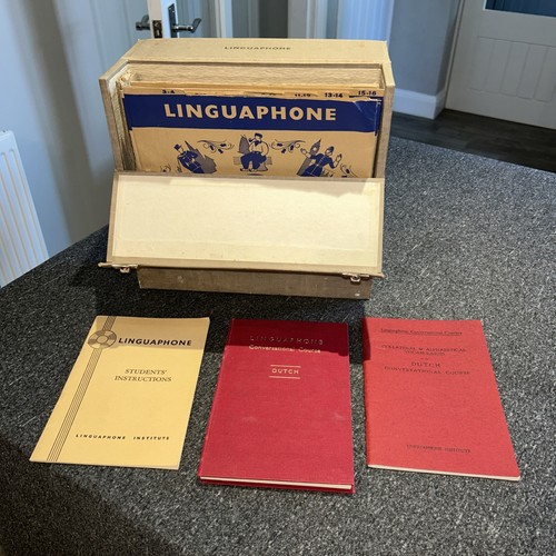 Vintage linguaphone nederlands - linguaphone,