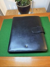 Mont Blanc Black Leather A5 Personal Organiser/Filofax with Original Box