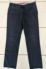 Meyer Oslo Navy Chino Trousers Men’s Size W34 L32 Cotton Stretch 