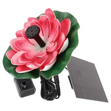 Solar Powered Garden Water Feature Lotus- Fountains
