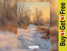 Winter Sunrise Path 5"x7 Print