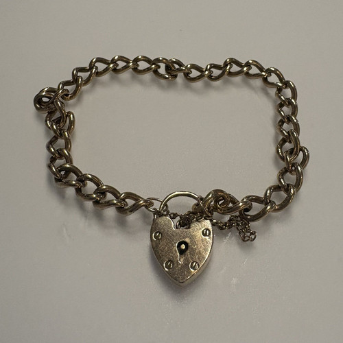 Vintage 9ct gold curb link - vintage,