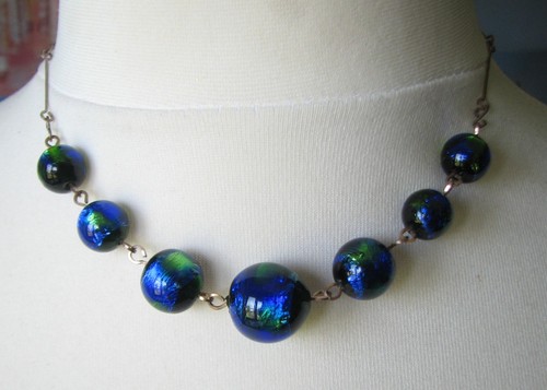 Vintage deco peacock foil - vintage,