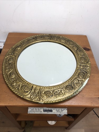 Vintage brass port hole - , mirror