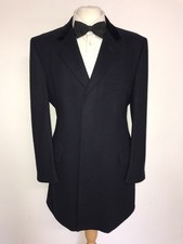 CROMBIE - Mens Long NAVY BLUE