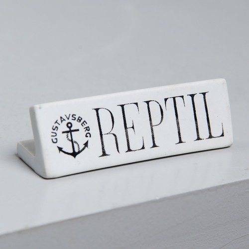 Vintage gustavsberg reptil - vintage,