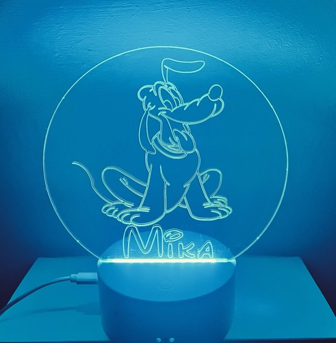 Pluto themed led night - pluto,