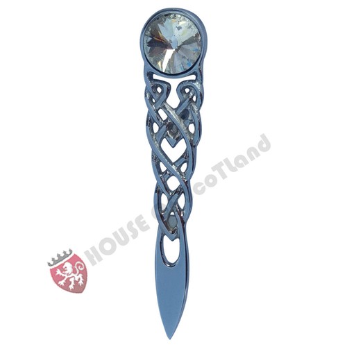 Scottish chrome kilt pin - scottish,
