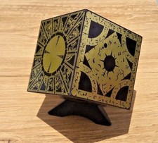 Hellraiser Puzzle Box Foil Face Cube Lament Configuration w/ Stand FULL SIZE