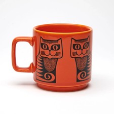 Hornsea cat mug - mug, ceramic