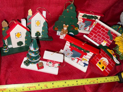 Vintage wooden christmas tree - vintage,