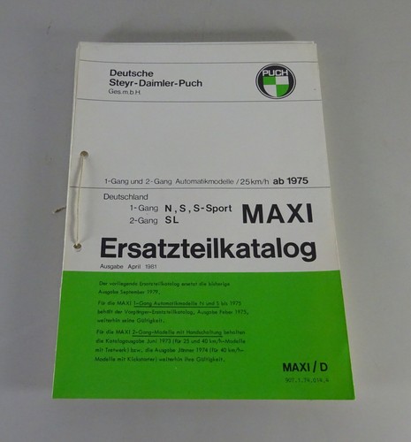 Parts catalog spare - /,