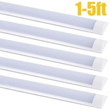 LED Batten Light 6500K Daylight Fluorescent Strip Light Slim Fitting Garage Lamp