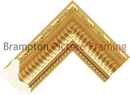 79mm wide gold scoop - 79mm, wood
