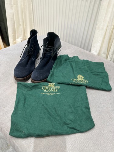 Crockett jones navy suede - jones,