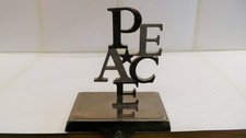 METAL PEACE CHRISTMAS STOCKING