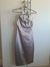 Karen Millen Silver satin