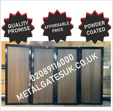 Bifold Gates/ Composite Wood