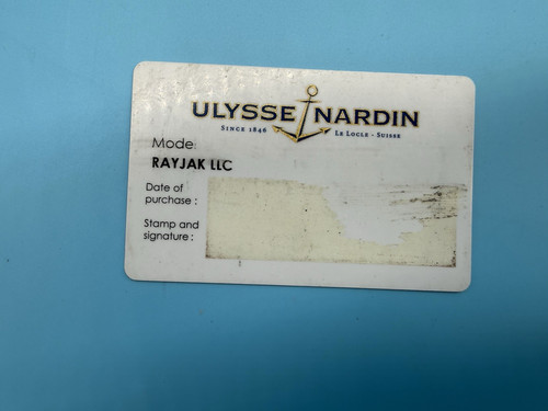Ulysse nardin guarantee - nardin,
