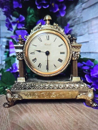 1940 brass alarm - brass, clock