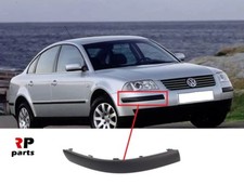 FOR VW PASSAT B5.5 2001 - 2005 NEW FRONT BUMPER BLACK MOLDING TRIM RIGHT O/S