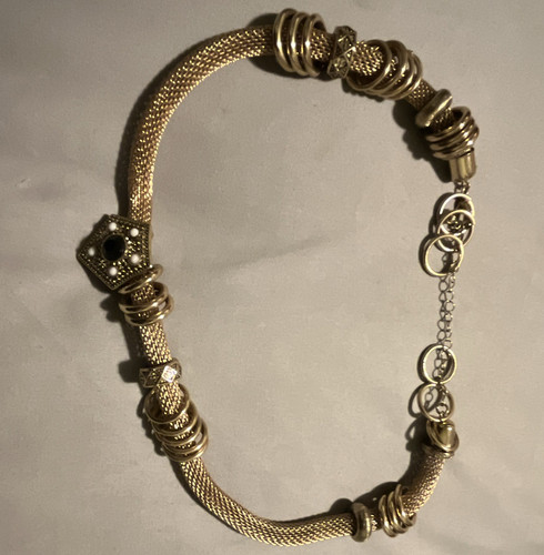 Vintage 1980s gold - vintage, mesh
