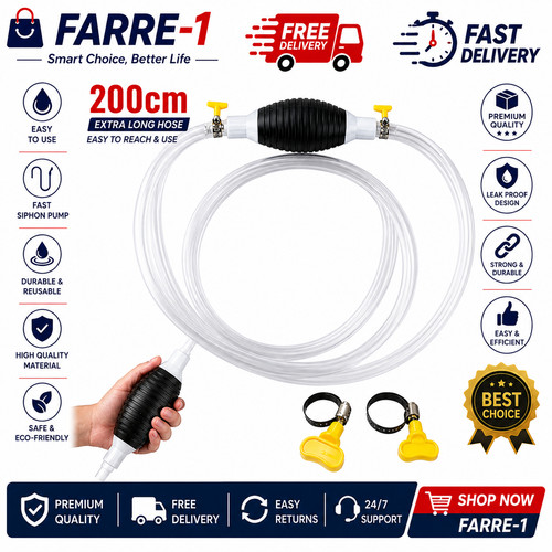 200cm hand siphon - 200cm, petrol