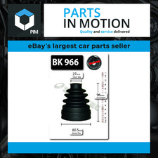 CV Joint Boot fits PEUGEOT
