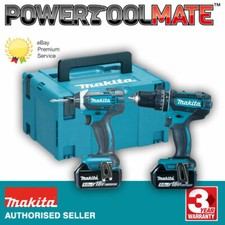 Makita DLX2131TJ 18V 2x5.0Ah Li-ion Combi/Impact Twin Kit