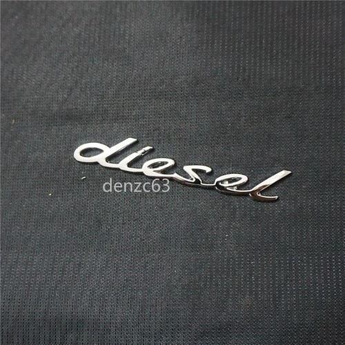Silver diesel chrome - silver, metal