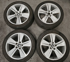 SEAT LEON MK3 FR 17" INCH 7.5J ALLOY WHEELS WITH TYRE 5F0601025B  5x112