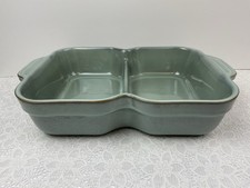 Denby Regency Green Divided Vegetable Serving Dish 1st Superb Condition