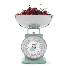 Salter Kitchen Scale Timeless Mechanical 5kg Capacity Dishwasher Safe Bowl Sage