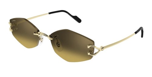 2026 cartier ct0620s - cartier, gold